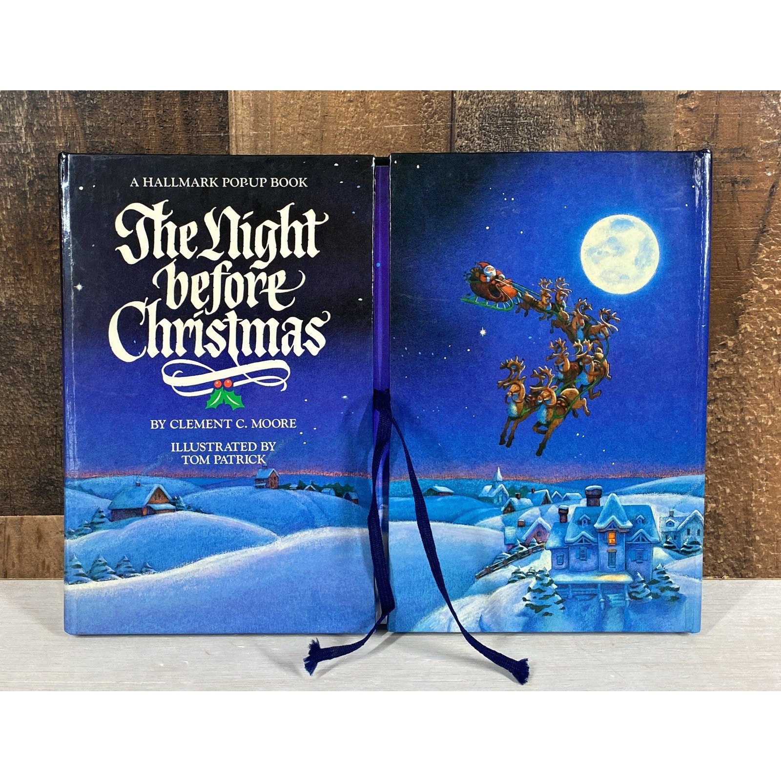 The Night Before Christmas Hallmark Pop-Up Book Clement Moore 1988