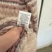 Evereve Fair Isle Sweater Hoodie Size Small Cream and Pink Soft Winter Holidays