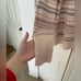 Evereve Fair Isle Sweater Hoodie Size Small Cream and Pink Soft Winter Holidays