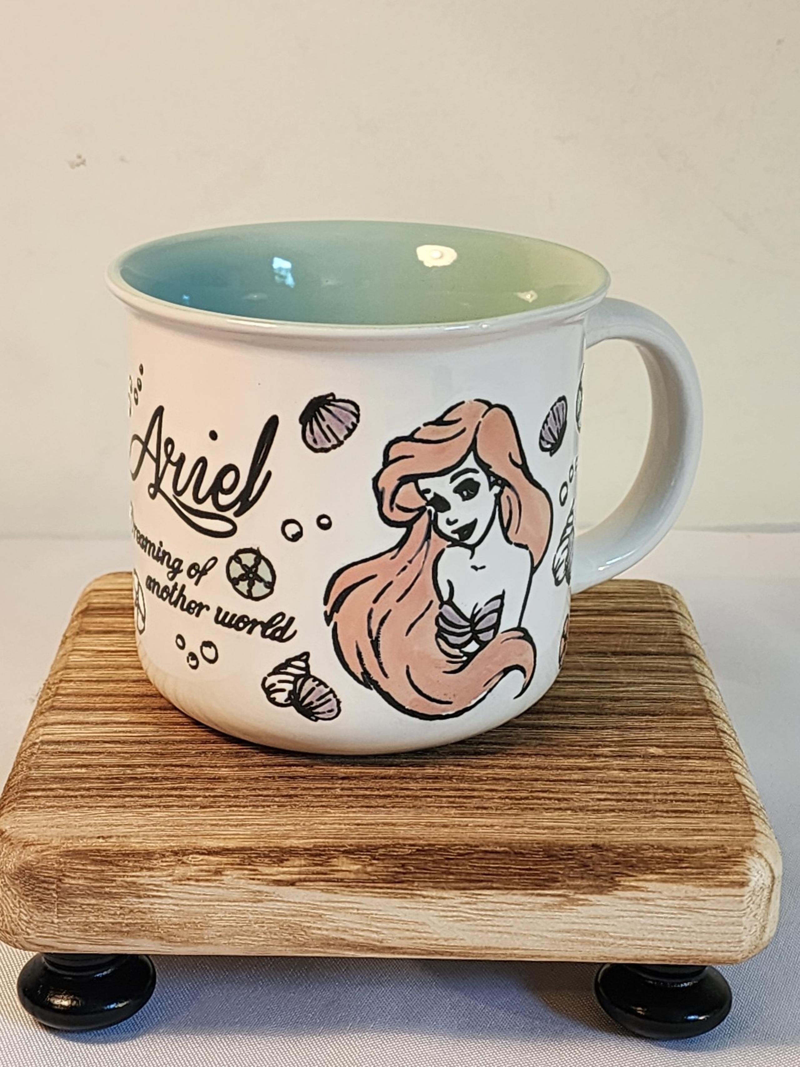 Disney Princess Ariel Discovery WR Mug ☆ NEW ☆ DREAMING OF ANOTHER WORLD Zrike