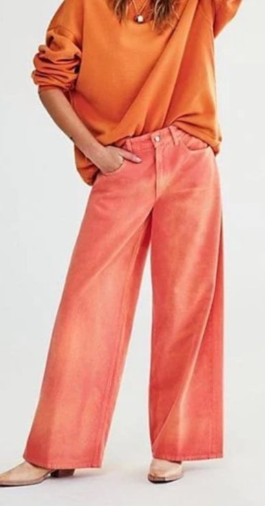 We The Free Waterfalls Baggy Wide Legged jeans. Size 26S