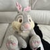 Disney baby Flower the skunk (from bambi) bodysuit costume and thumper plush