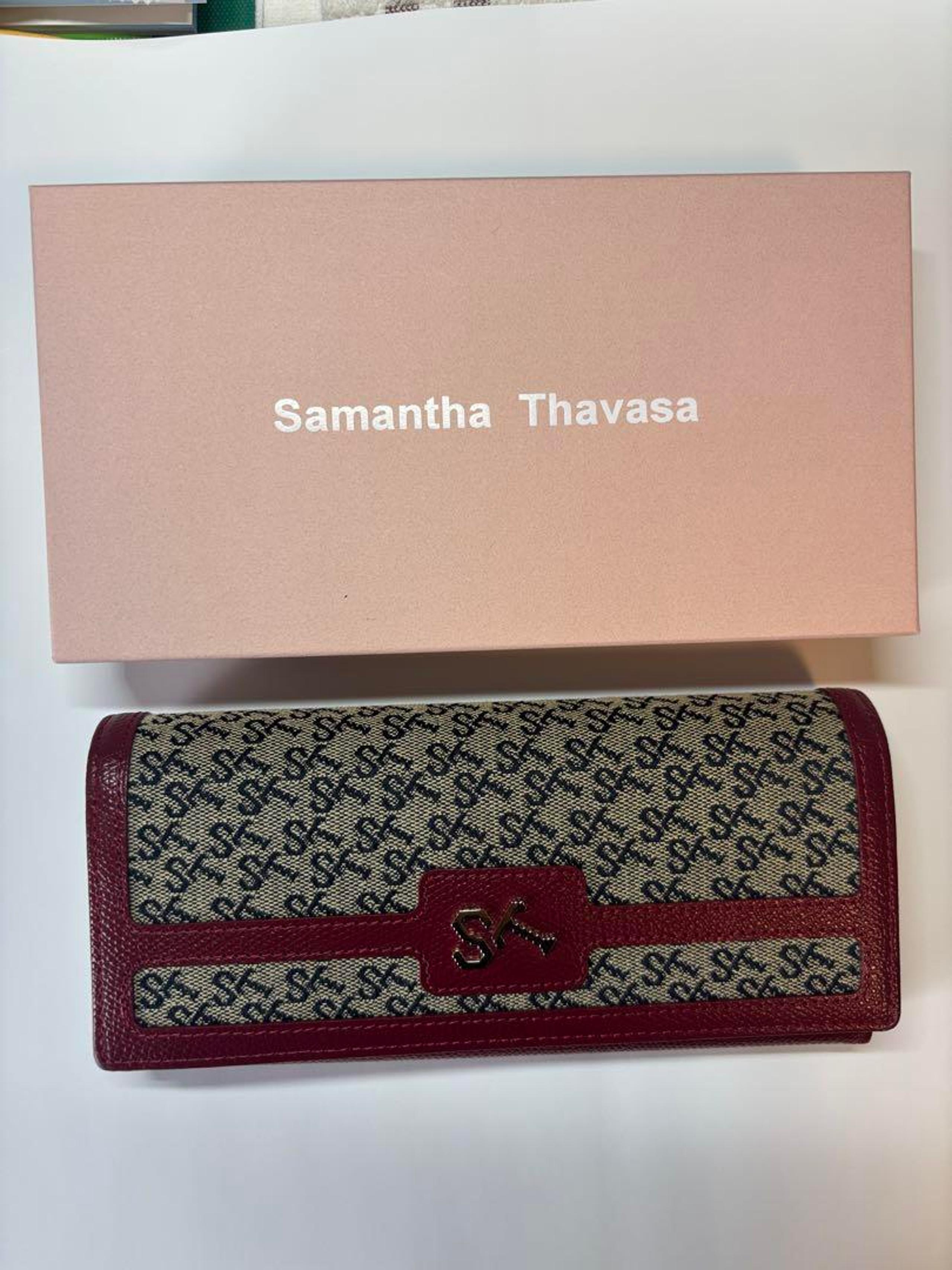 Samantha Thavasa Bifold Wallet Red/Beige
