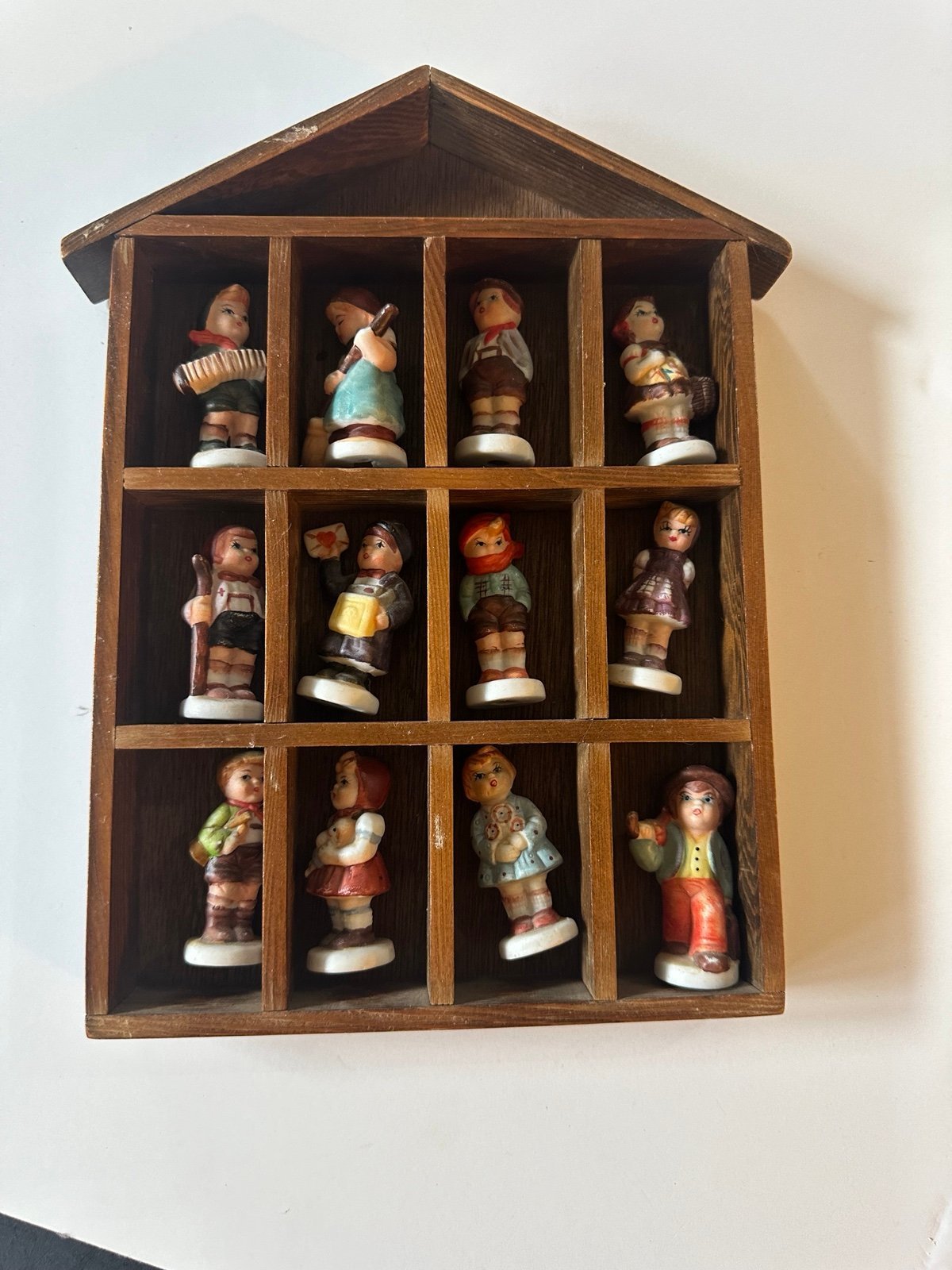 Mini possibly Hummel figures not signed