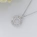 14K Gold Plated Cubic Zircon Pendant, INUS1BR006