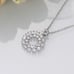 14K Gold Plated Cubic Zircon Pendant, INUS1BR006