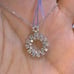 14K Gold Plated Cubic Zircon Pendant, INUS1BR006