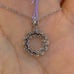 14K Gold Plated Cubic Zircon Pendant, INUS1BR006