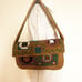 bisou vintage used baguette bag beaded gold shoulder mini hand flapper