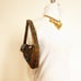 bisou vintage used baguette bag beaded gold shoulder mini hand flapper