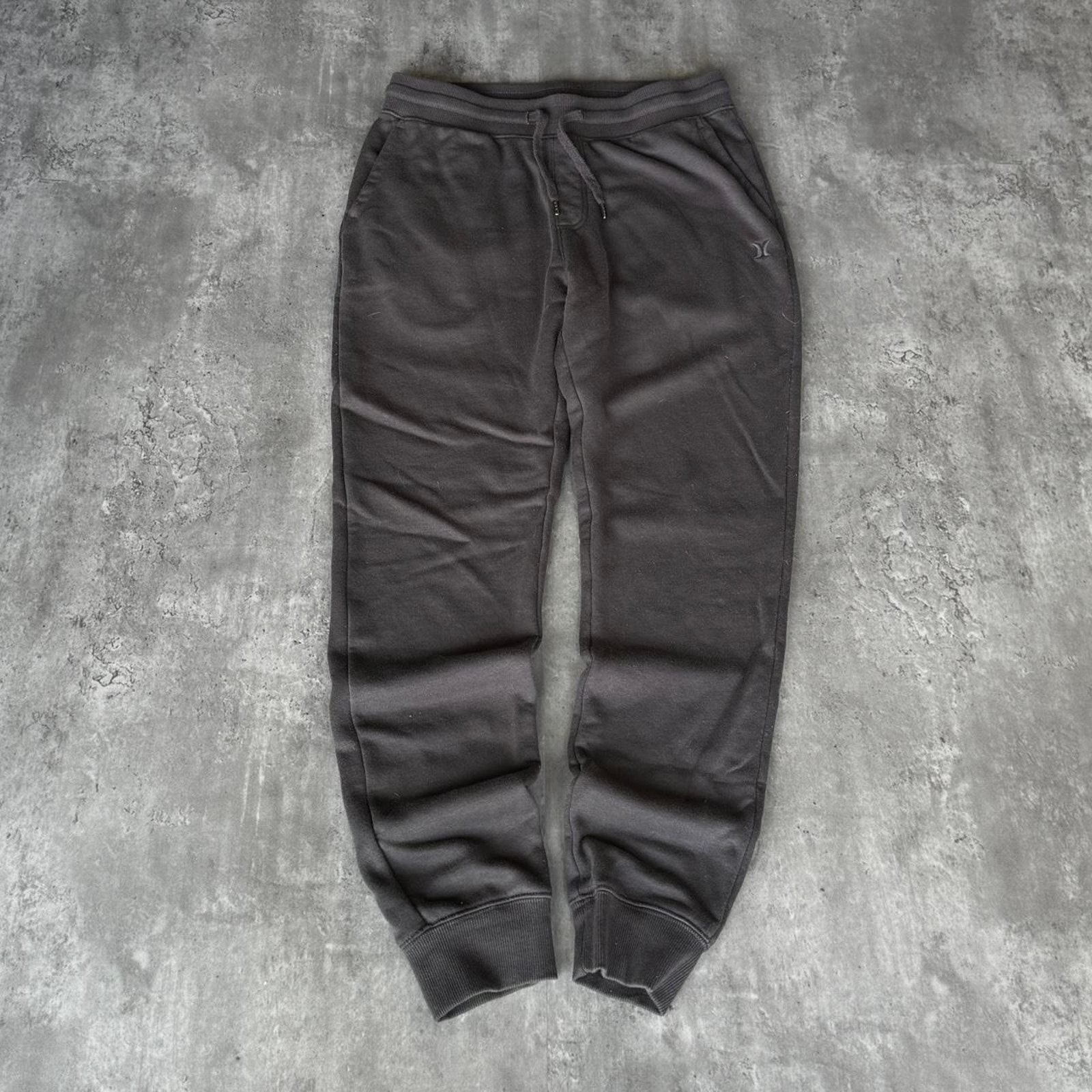 Hurley Faded Black Essential Athletic Jogger Sweatpants