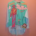 NWT Vintage NeoMax by Peter Max “Monk with Falling Leaves Henley” Sz. Med.
