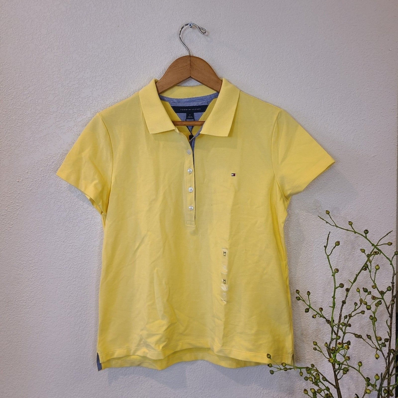Tommy Hilfiger Yellow Polo Shirt