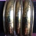 Vintage 1960’s Engraved Wide Brass Cuff Bracelet