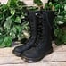 Dr. Martens 1914 Child Leather High Lace Up Boots Size 1