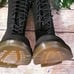 Dr. Martens 1914 Child Leather High Lace Up Boots Size 1
