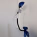 Integrated Goose Neck Clip Lamp, Blue