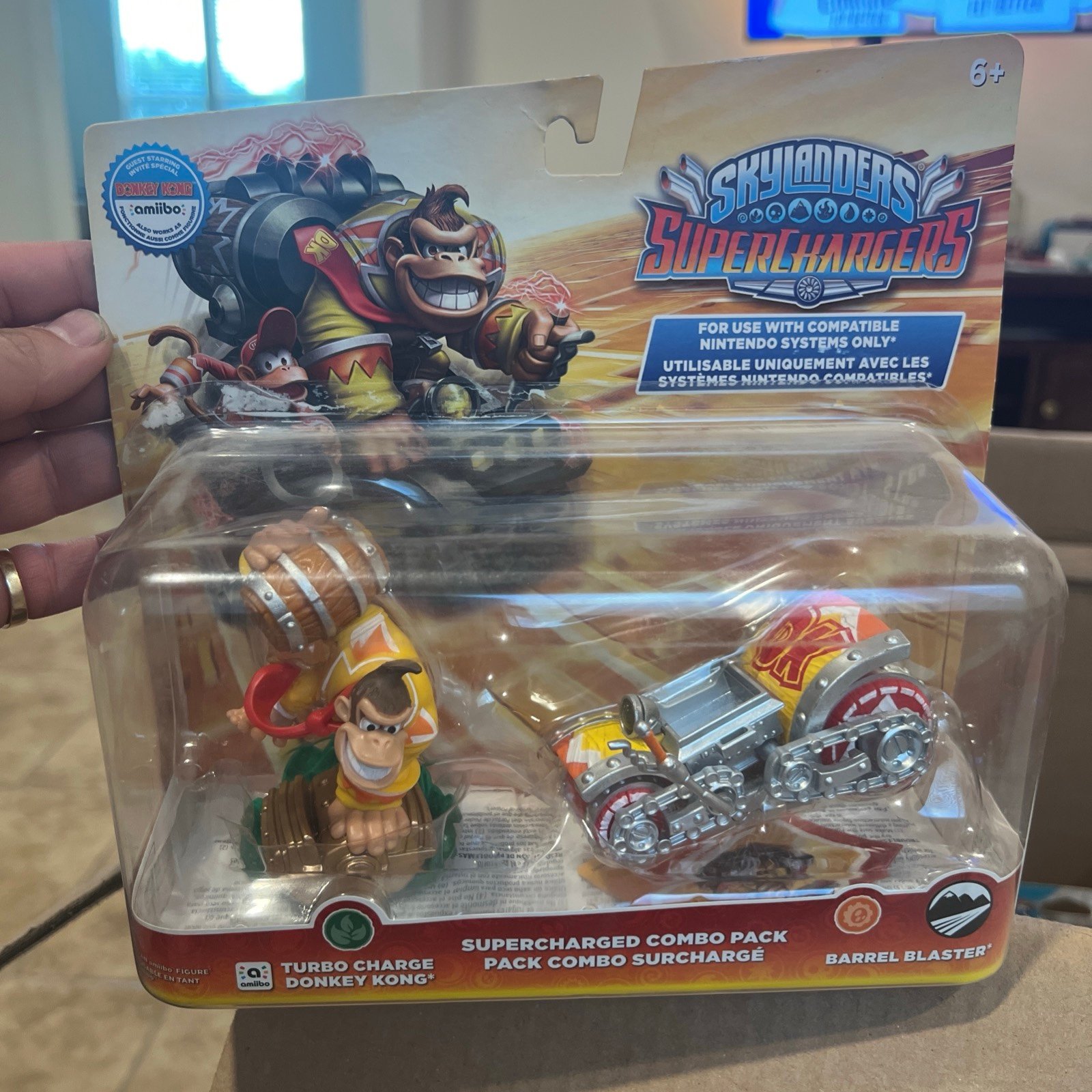 Skylanders Superchargers Turbo Charge Donkey Kong Barrel Blaster 2 Pack Combo