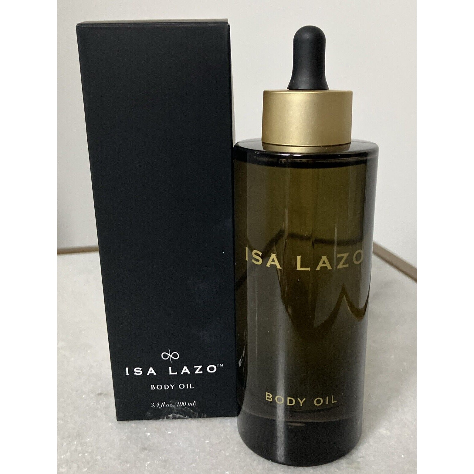 ISA LAZO Body Oil- Vegan Fragrance Free, Dye Free Cruelty Free. New In Box