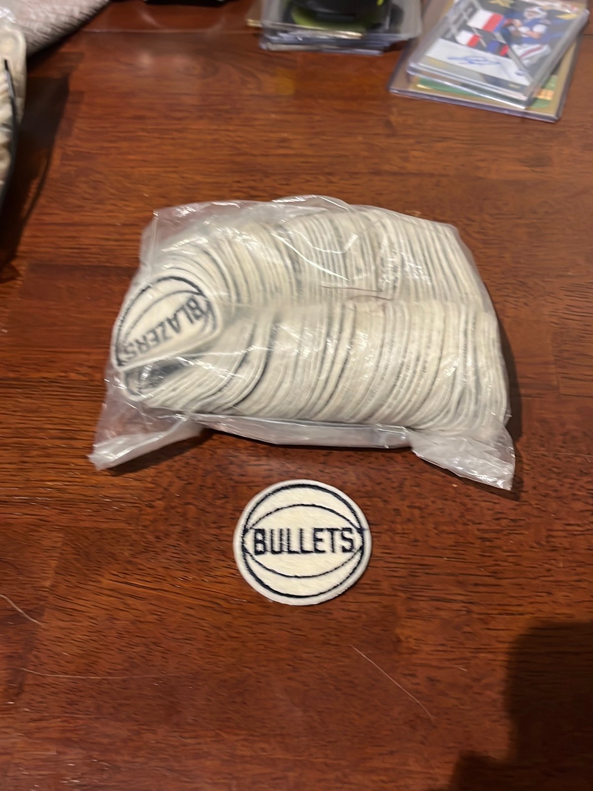 (10) Lot of Washington Bullets Vintage NBA Sew on Patches 2”