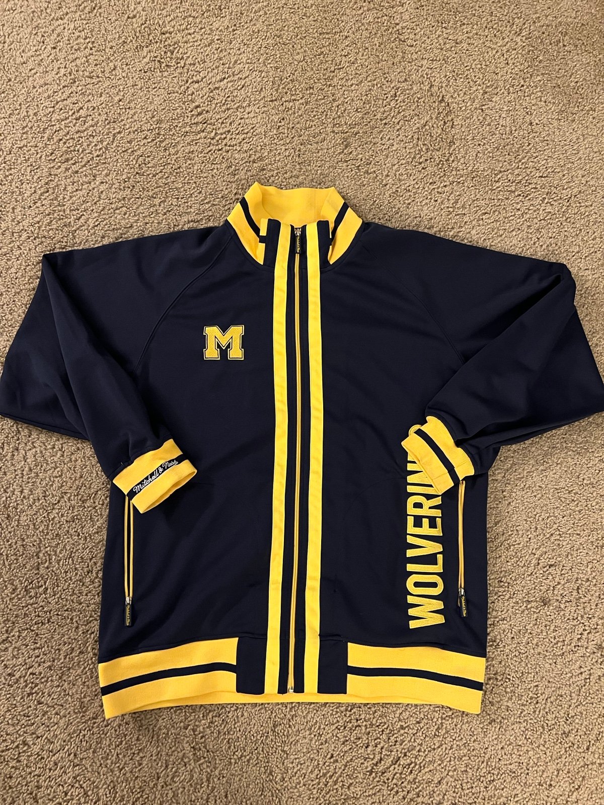 Michigan Mitchell and Ness Jacket
