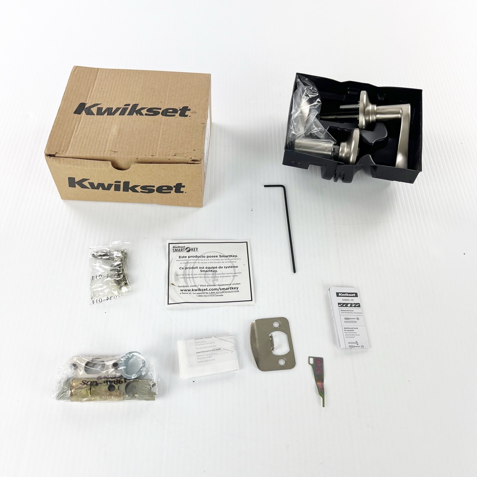 Kwikset Balboa Entry Pull Handle Lever Door Knob