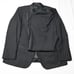 The Blk Tux 50L 42x34 Black Tollegno 1900 Wool Shawl Jacket Pants Tuxedo Tux