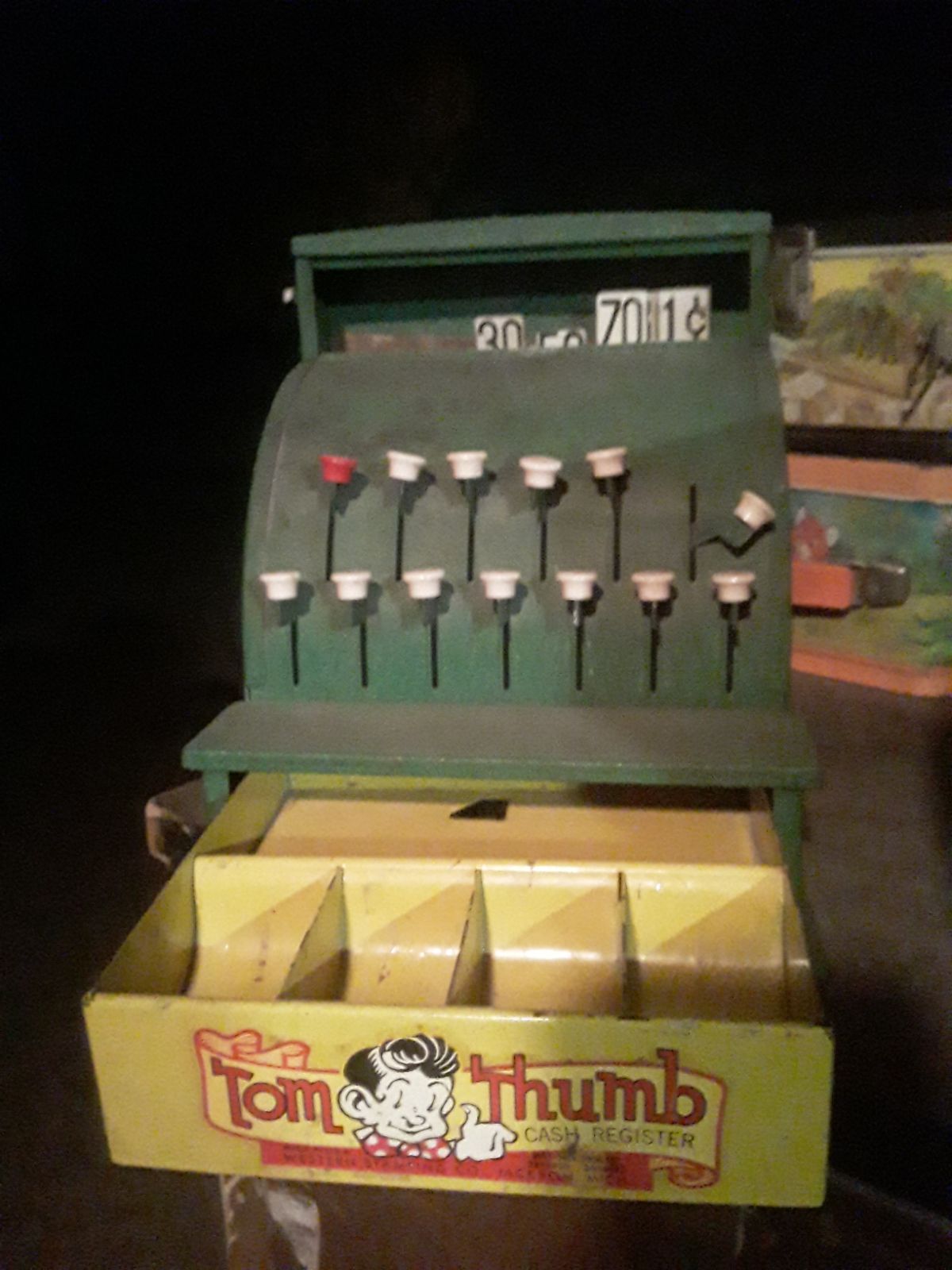 Tom thumb vintage cash register