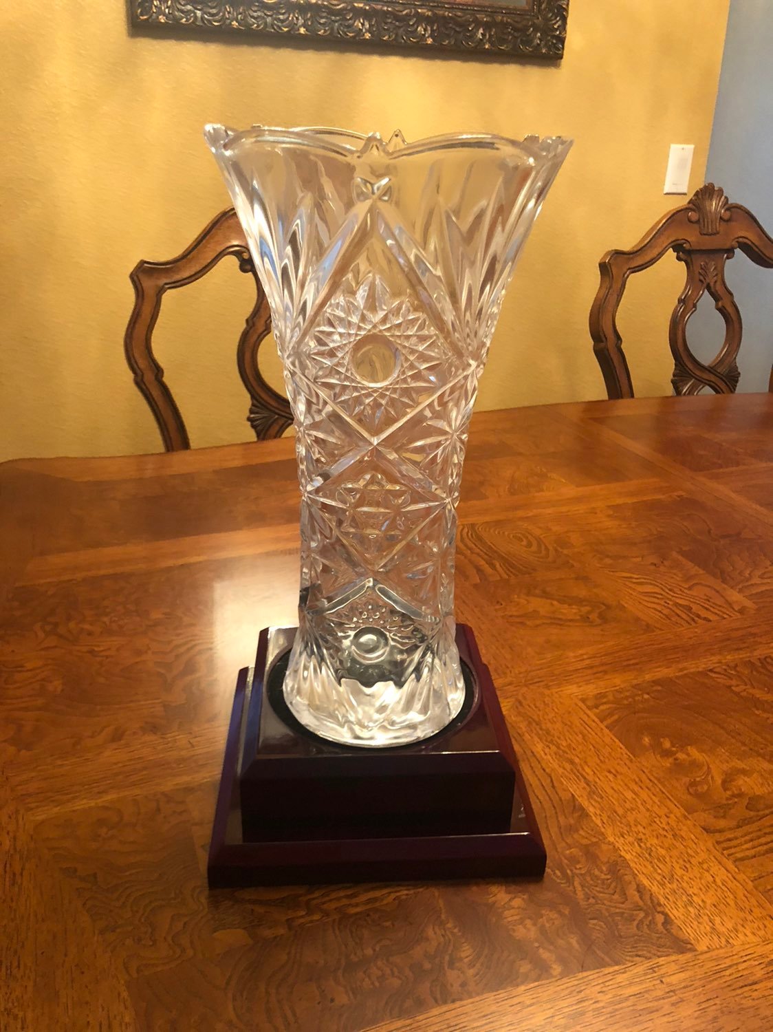 Crystal vase