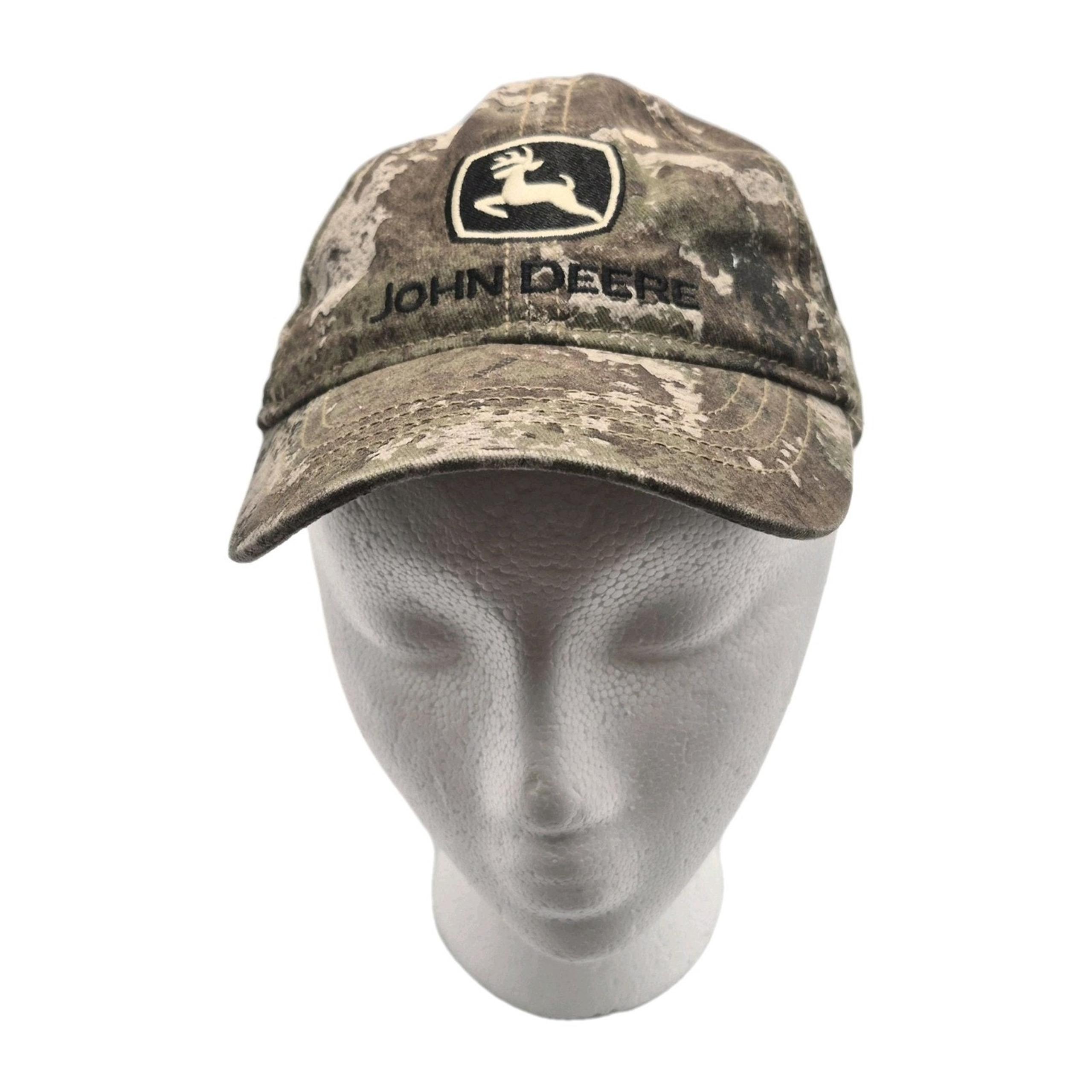 John Deere Tractor Toddler Camo Hat Cap Elastic One Sizeg