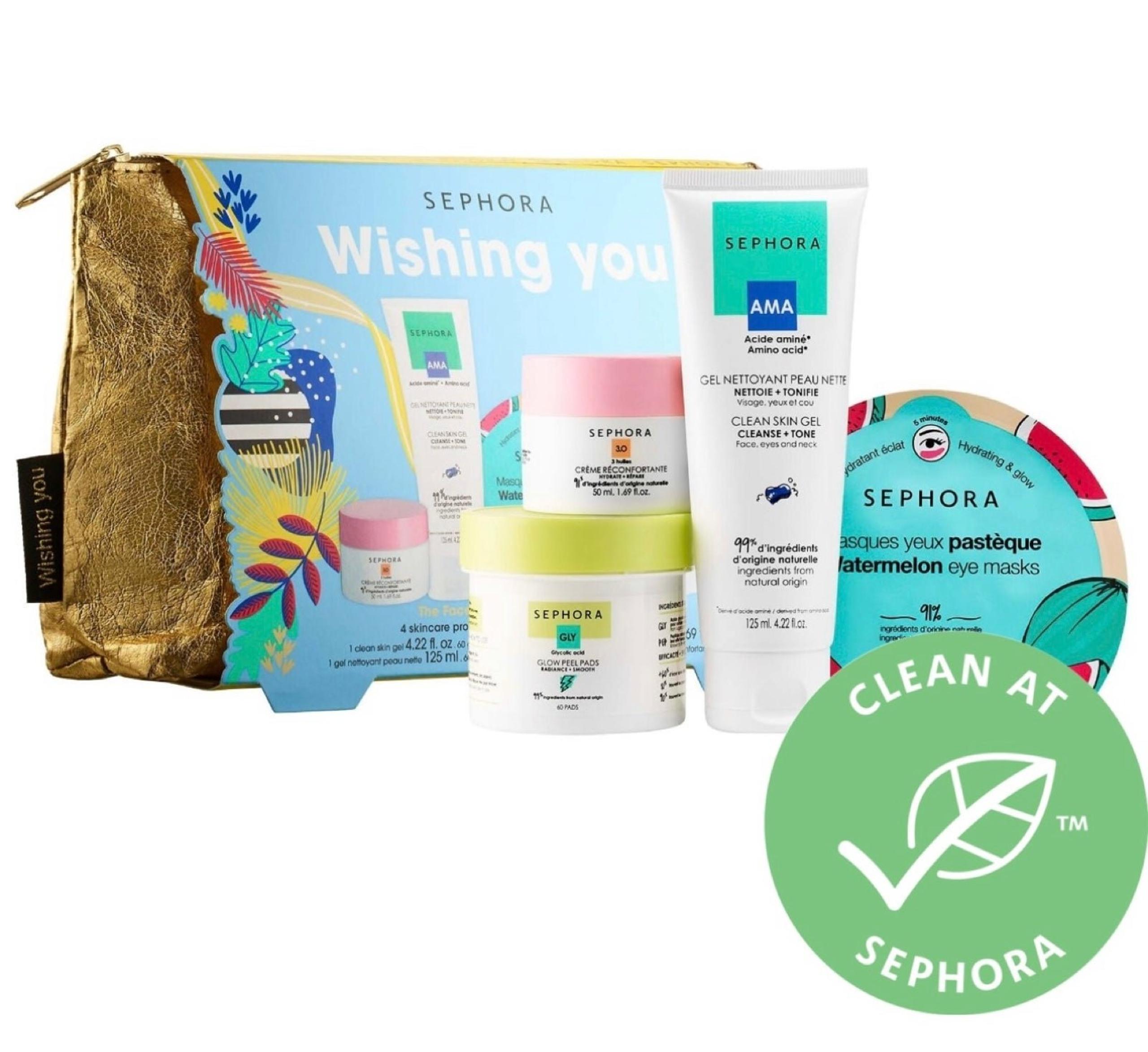 Sephora Collection - Wishing You - Face Skincare Set - 4 Piece Skin Care Set