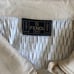 Rare Vintage Fendi cream leather button down top