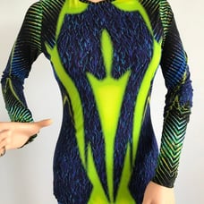 Neon green top