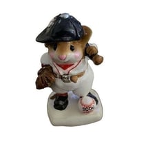 Wee Forest Folk BATTER UP WFF MS15 RED WHITE Baseball's Joe DiMousio 1989 Boston