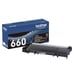 Brother Genuine Toner Cartridge - TN660 - TN-660 High Yield Black SEALED Inner