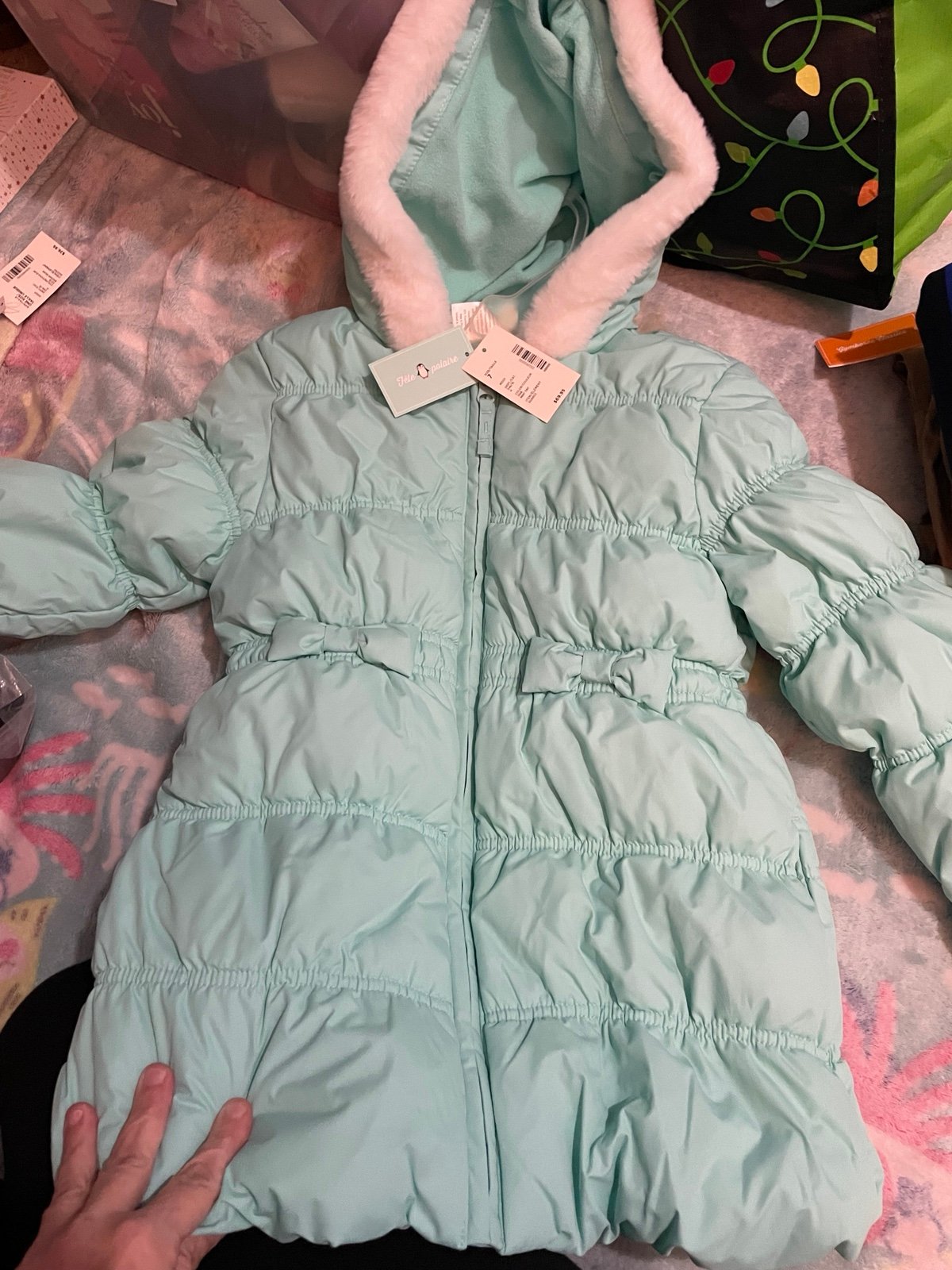 Gymboree teal girls jacket new size 7