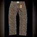 Current/Elliot Fling snow leopard print skinny boyfriend crop jean NWT size 30