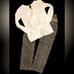 Current/Elliot Fling snow leopard print skinny boyfriend crop jean NWT size 30