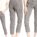 Current/Elliot Fling snow leopard print skinny boyfriend crop jean NWT size 30