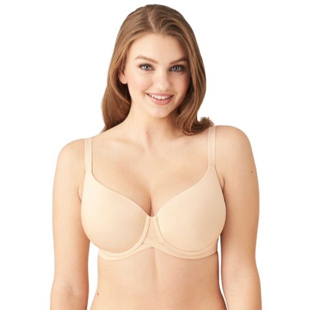 Wacoal Women's Ultimate Side Smoother Underwire T-Shirt Bra 32G Sand NWOT