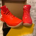 Under Armour Boys Curry 2.5 1274062-984 Red Basketball Shoes Sneakers Size 6.5Y