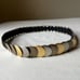 Vintage Metal Coin Belt Stretchy Silver Gold Bronze Hippie Boho Disco Waist Belt