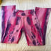Y2K Pink & Purple Barbiecore Revolt Highwaisted Flare Jeans