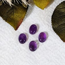 Deep Purple Amethyst Cabochons Lot S053