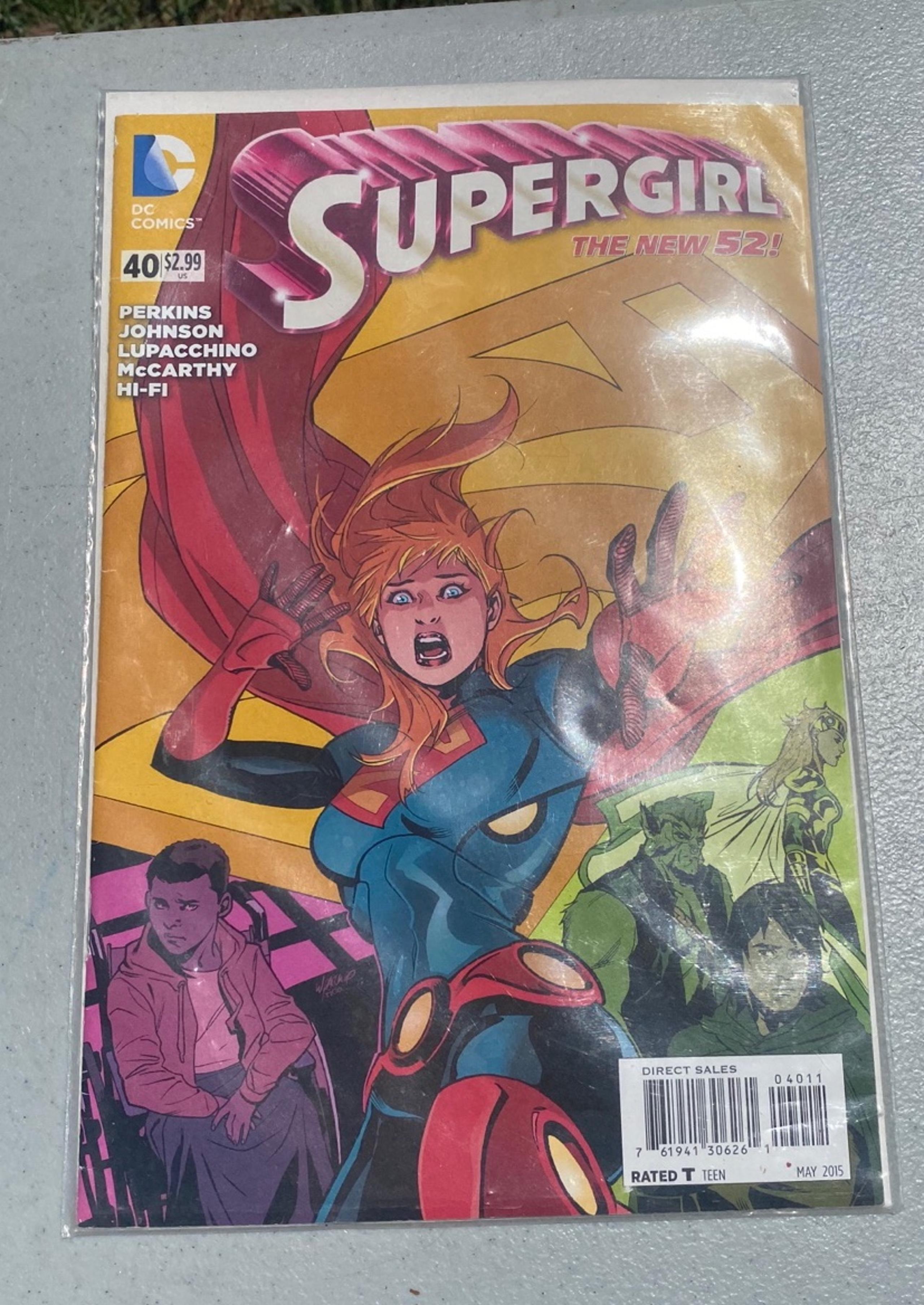 DC Comics super girl comic book The New 52