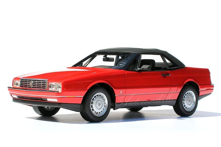 Automodello 1987-1992 Cadillac Allante with Hard / Convertible Tops 1:24 Red COA