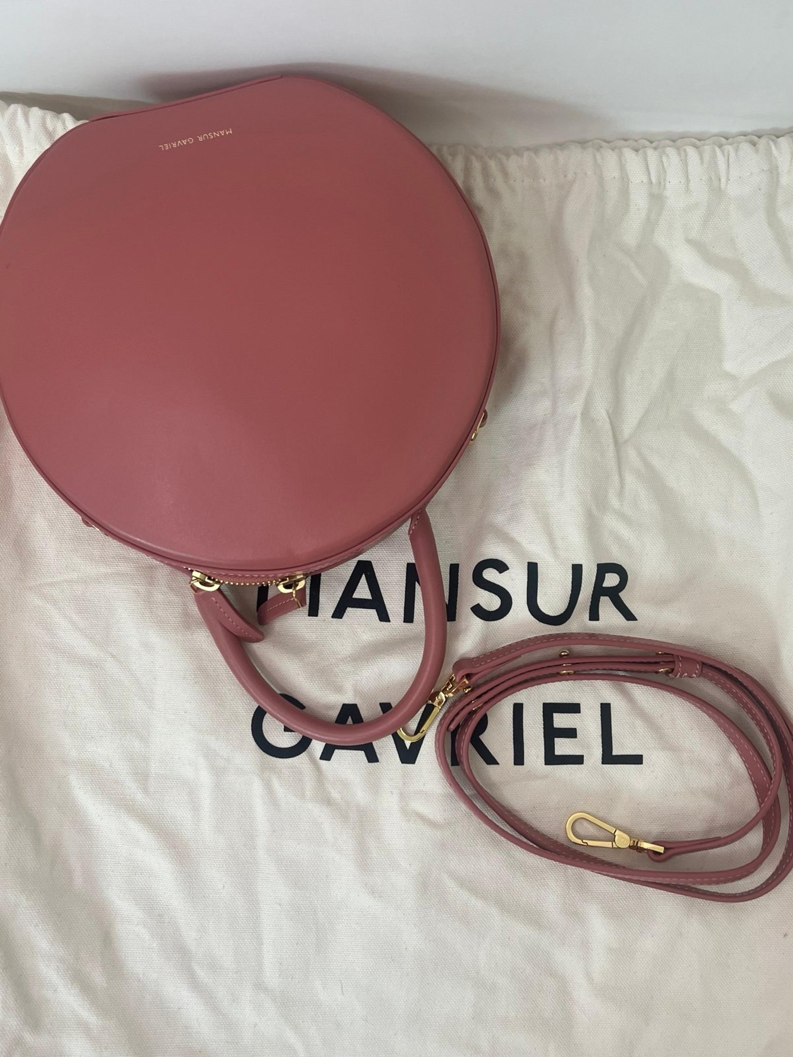 mansur gavriel bag pink