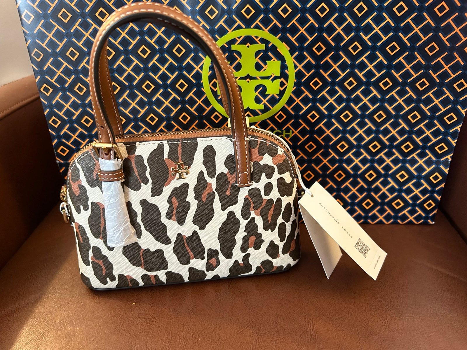 Leopard print tory burch hotsell