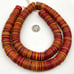 Antique Recycled Phono Record Vinyl African trade beads-15mm