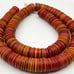 Antique Recycled Phono Record Vinyl African trade beads-15mm